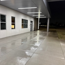 Commercial concrete cleaning